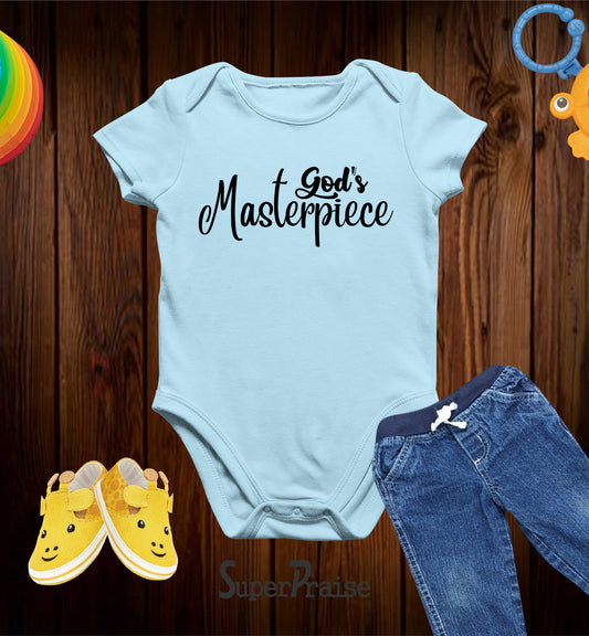 God's Masterpiece Jesus Baby Bodysuit