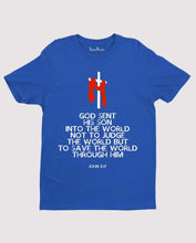 Christian Religious  Jesus Christ T Shirt God Save the World 