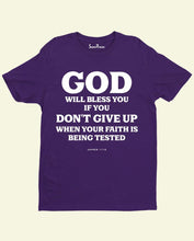 God Will Bless You Scripture Christian T Shirt