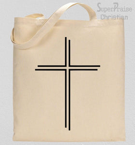 Gospel Cross Tote Bag 