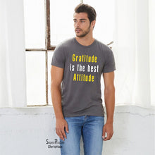 Gratitude and Attitude Christian T Shirt - Super Praise Christian