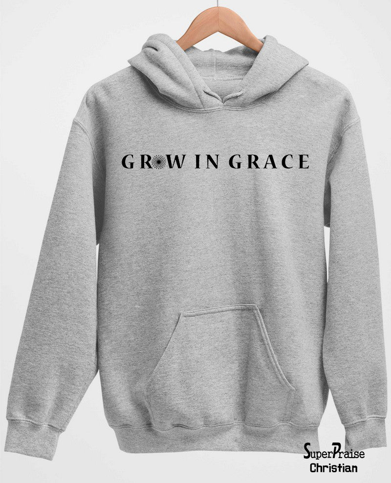 Grow In Grace Christian Hoodie