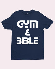 Gym and Bible Verse Christian T shirt