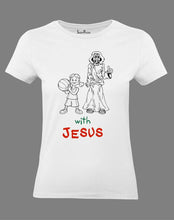 Happy with Jesus Women T Shirt