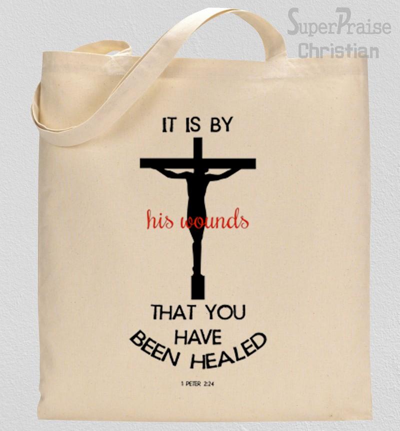 His Wounds Tote Bag