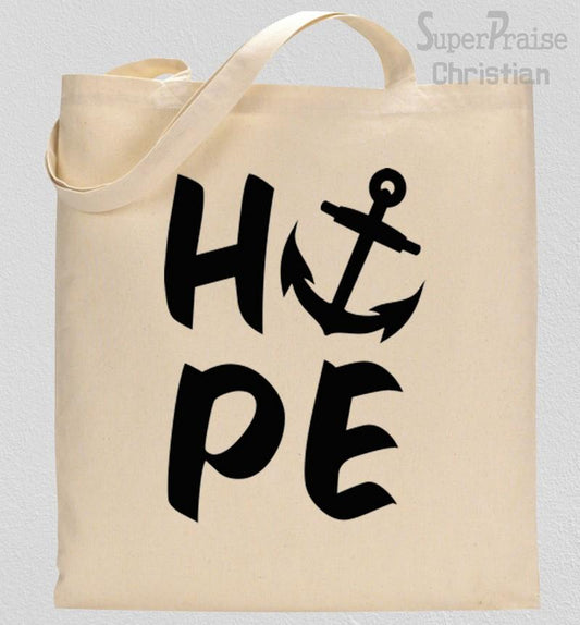 Hope Anchor Tote Bag
