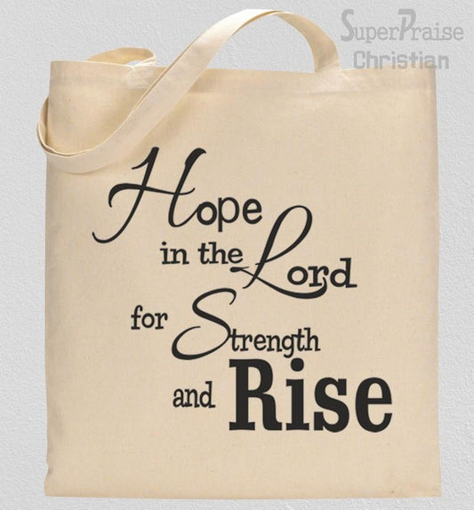 Hope In the Lord Tote Bag
