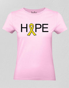 Hope Ribbon Women T Shirt