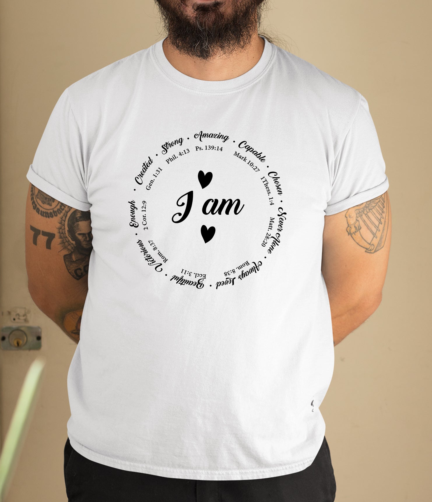 I am Powerful, strong, amazing, capable shirt, Motivational unisex shirt, Positivity shirt, Biblical shirt, Verse shirt,Christian tee