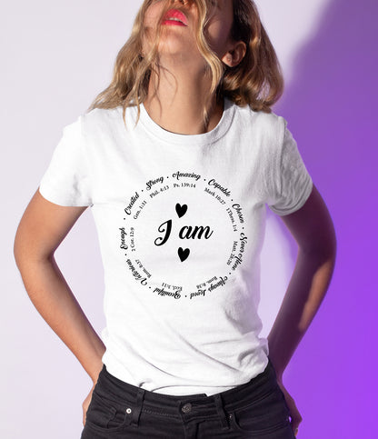 I am Powerful, strong, amazing, capable shirt, Motivational unisex shirt, Positivity shirt, Biblical shirt, Verse shirt,Christian tee