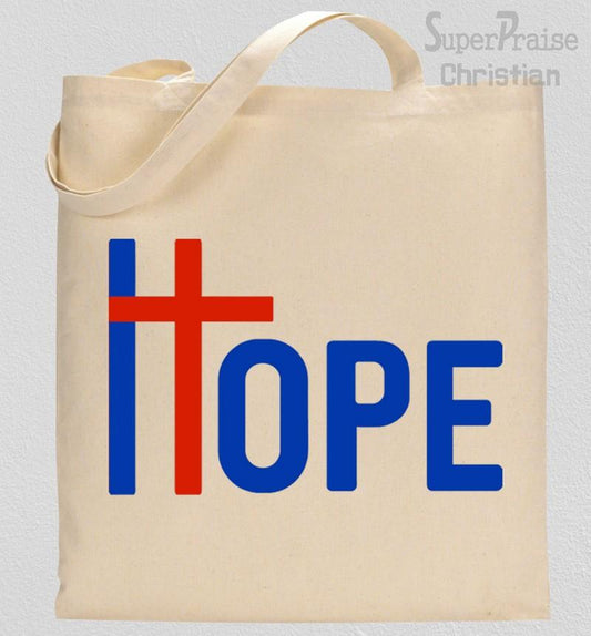 I Hope Cross Tote Bag