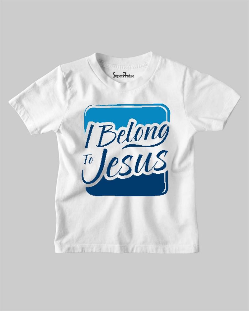 I Belong to Jesus Christ Faith Bible Verse Christian Kids T Shirt