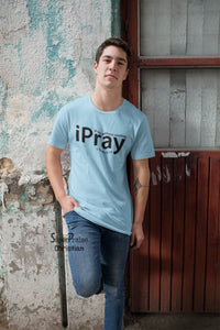 Pray Without Ceasing iPray Christian T-shirt - SuperPraiseChristian