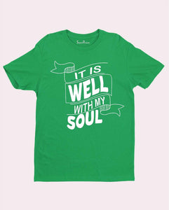 It is well with my soul Banner T shirt