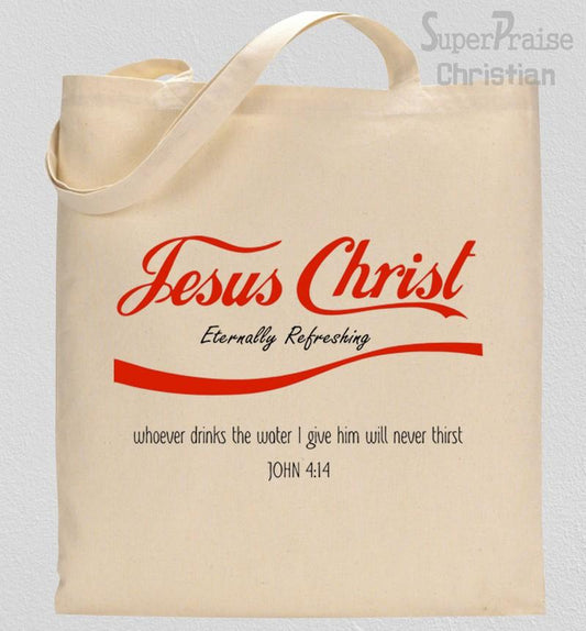 Jesus Christ verse Tote Bag
