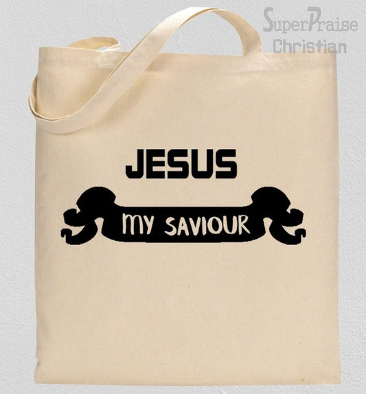 Jesus Is My Savior Tote Bag 