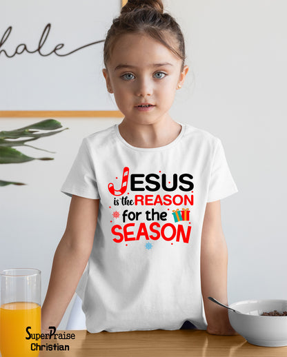 Jesus Is The Reason For The Season Christmas Kids T Shirt