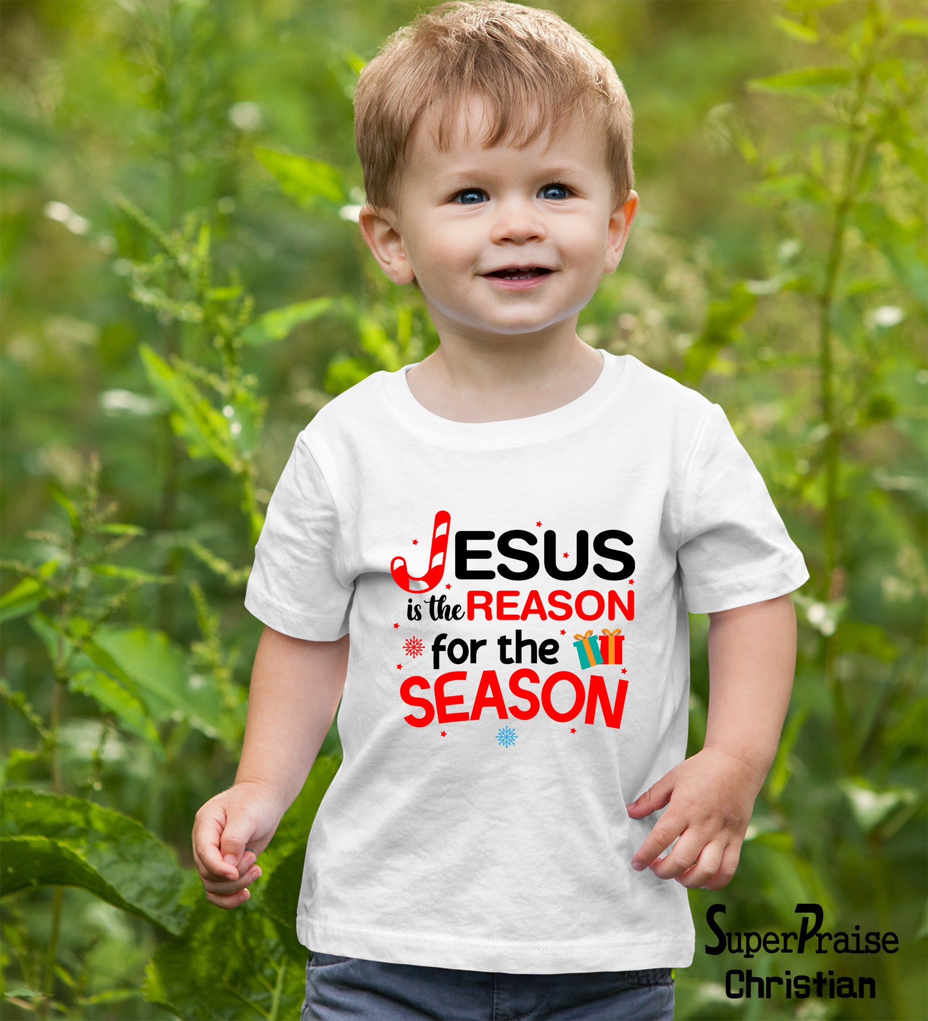 Jesus Is The Reason For The Season Christmas Kids T Shirt