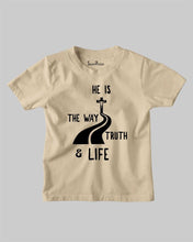 Jesus is the way the truth and the life Kids T Shirt