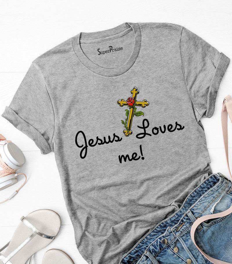 Jesus Loves Me Lyrics T Shirt