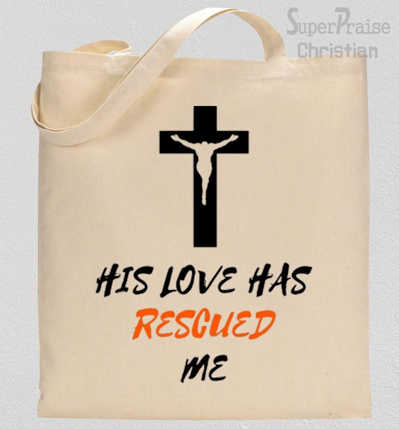 Jesus Loves Me Lyrics Tote Bag 