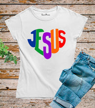 Jesus Rainbow T Shirt