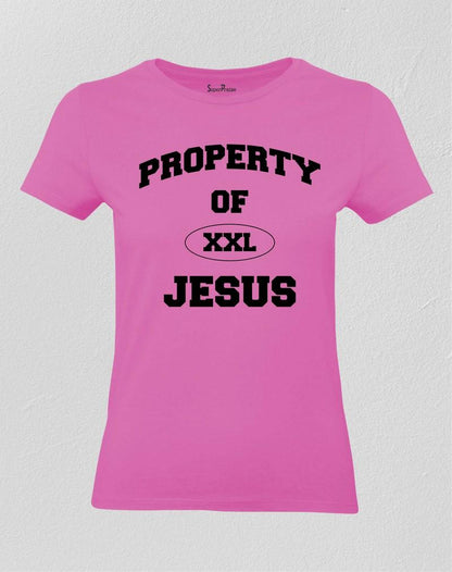 Jesus tee shirts Christian Women Property of Jesus TShirt 