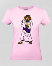 Jesus The Good Shepherd Women T Shirt
