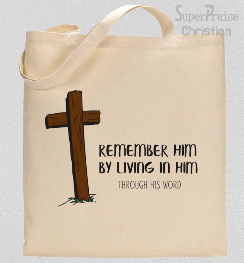 Jesus Word Tote Bag