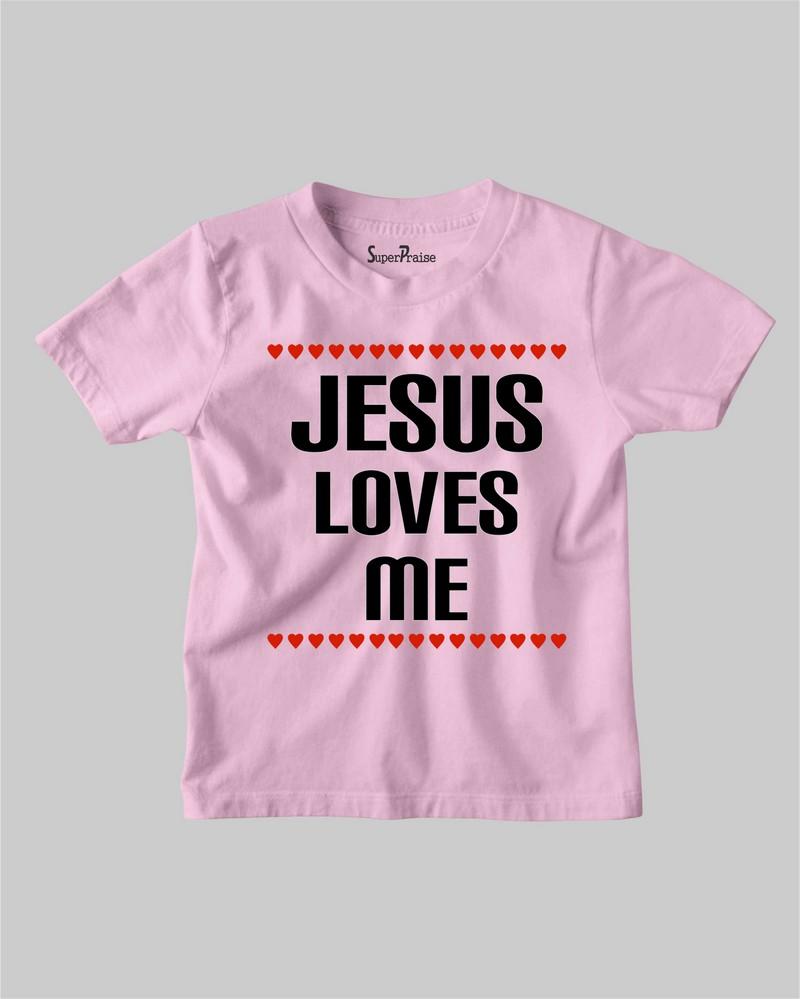 Jesus Loves Me Christian Blessings Grace Christ Kids T shirt