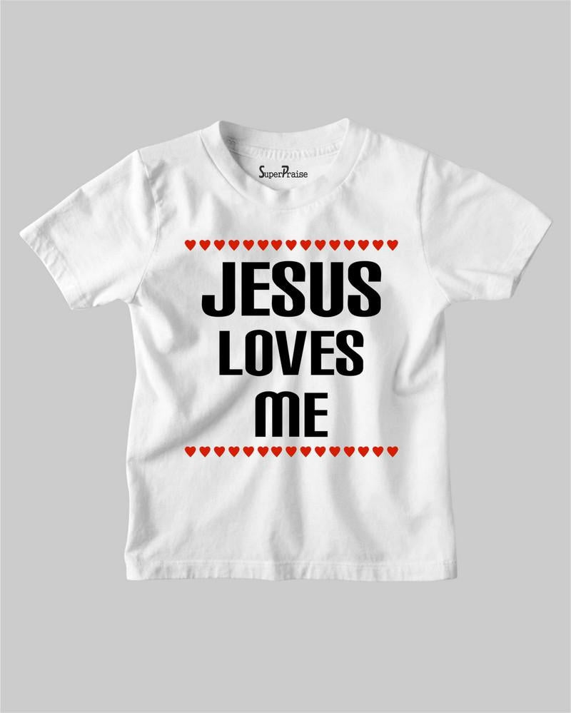 Jesus Loves Me Christian Blessings Grace Christ Kids T shirt