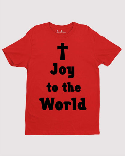 Joy to The World T Shirt Jesus God's Gift Christian