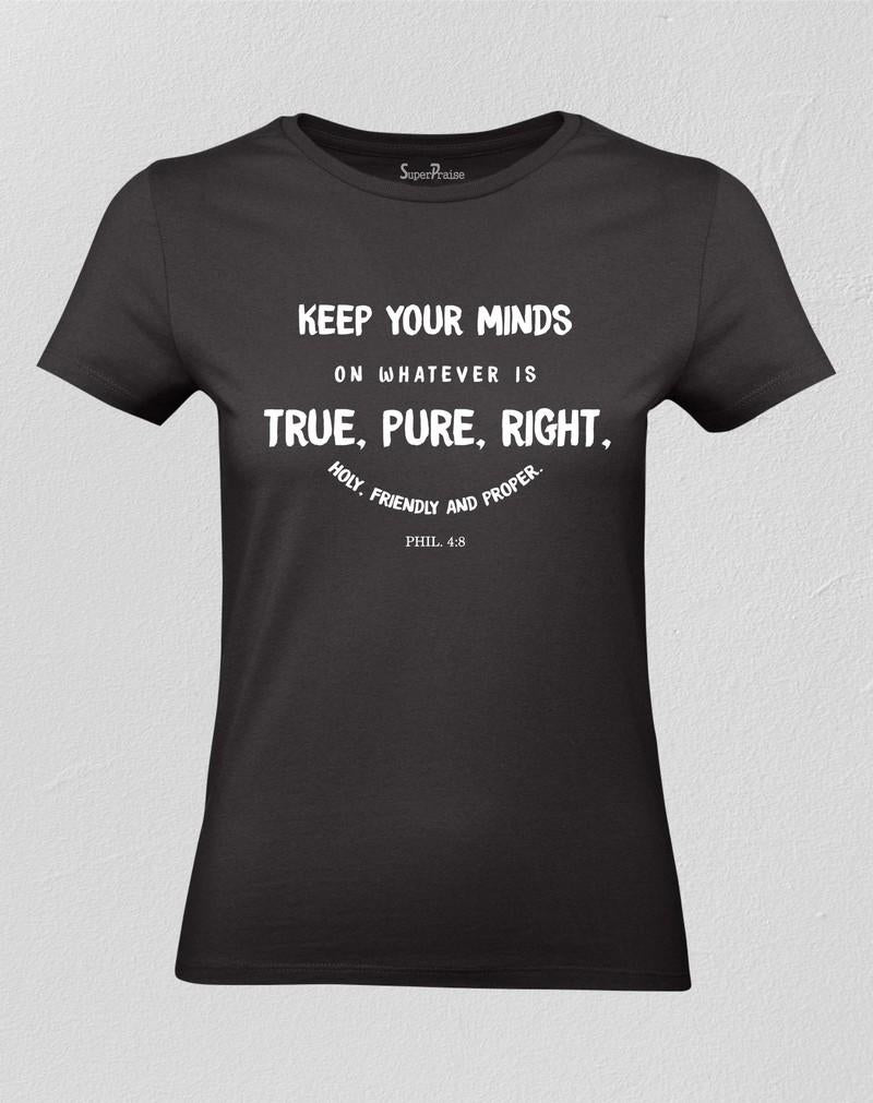 Keep Your Minds Pure Women T shirt