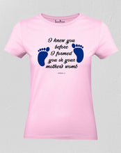Christian Women T Shirt Your Mother's Womb