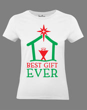 Christmas T Shirt Best Gift Ever Adult Ladies and Kids Tee tshirt