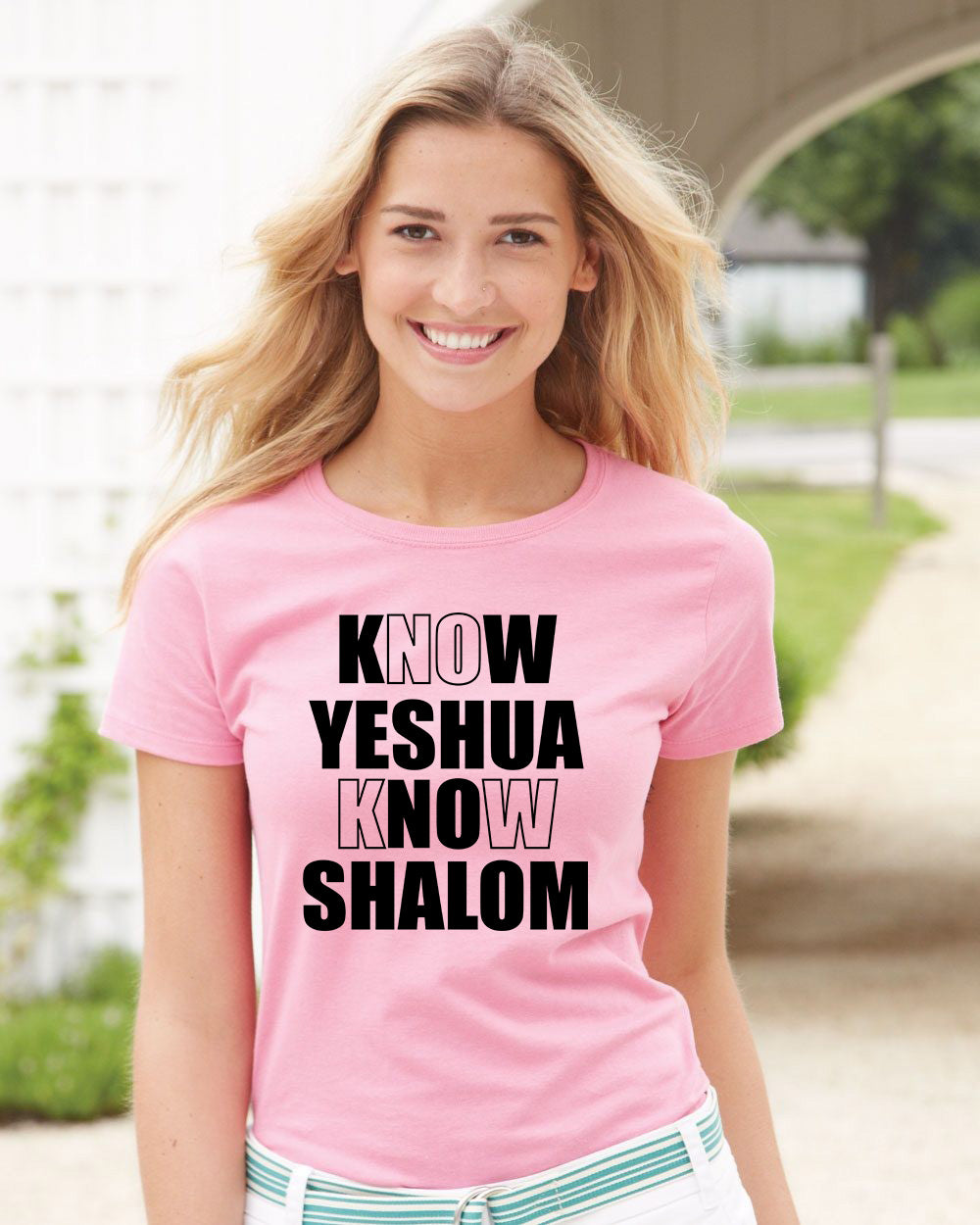 Know Yeshua Know Shalom Christian T Shirt