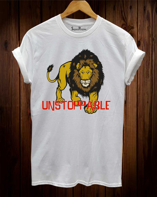 Unstoppable Tiger Sign Christian T Shirt