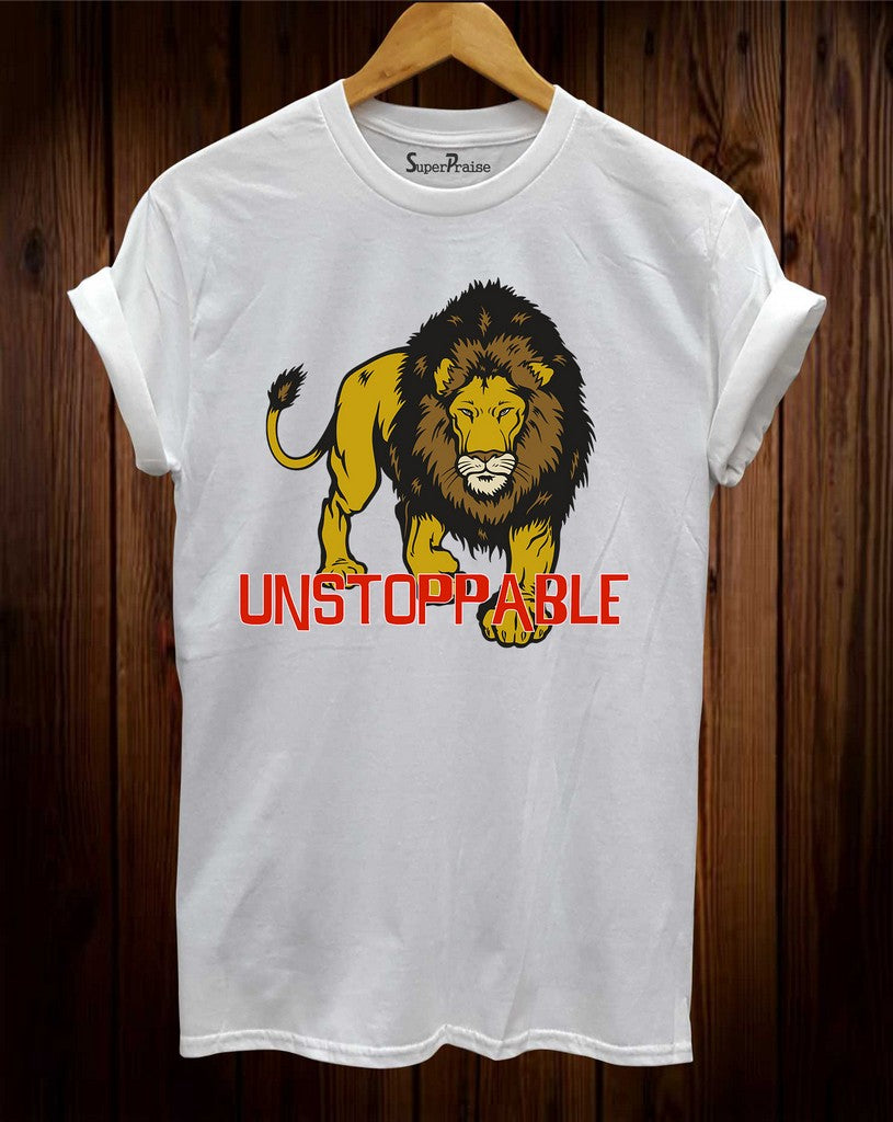 Unstoppable Tiger Sign Christian T Shirt
