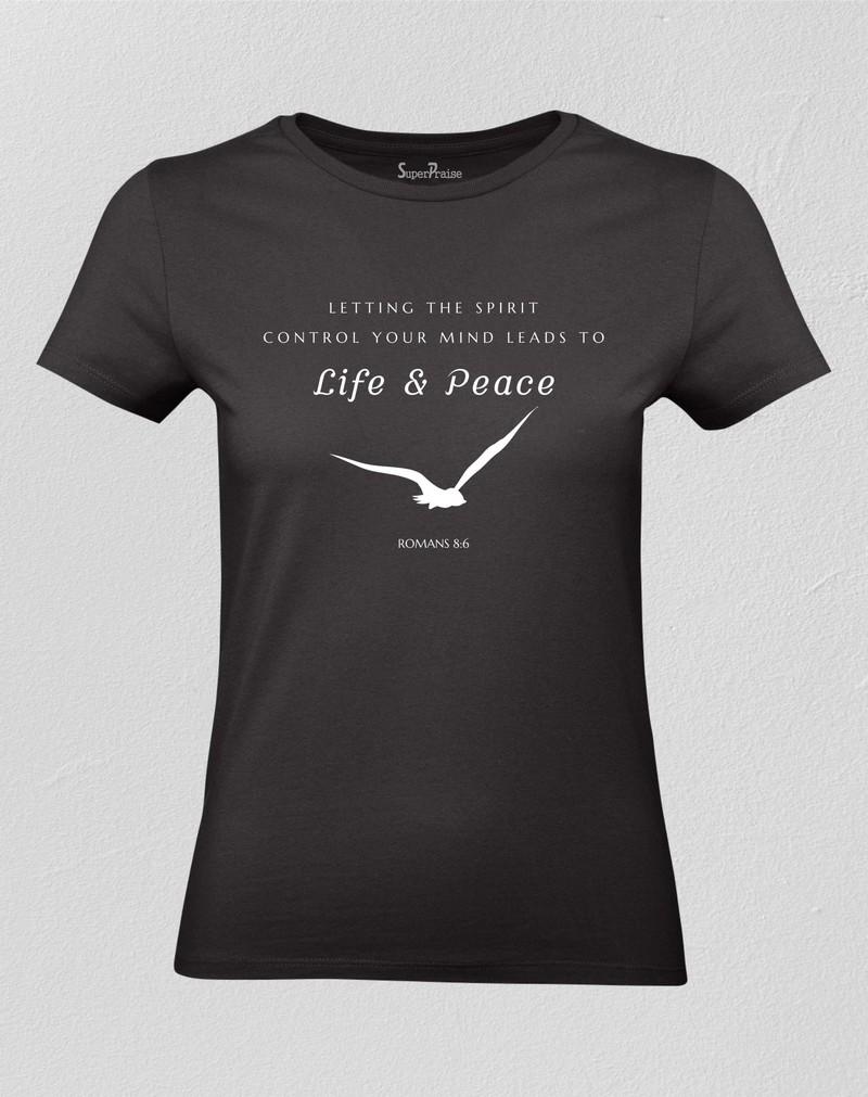 Life And Peace Women T shirt