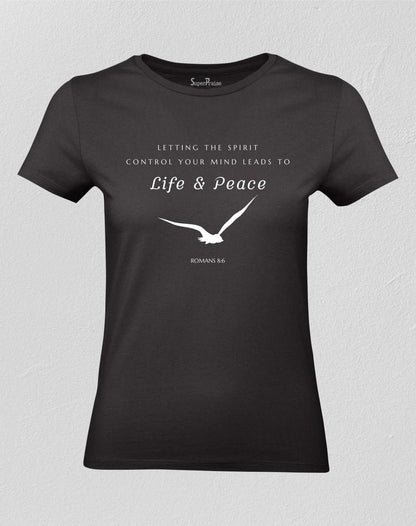 Life And Peace Women T shirt