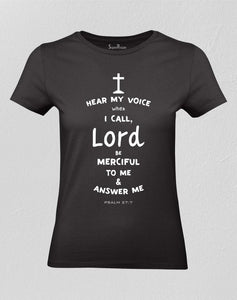 Lord Be Merciful Christian Women T shirt