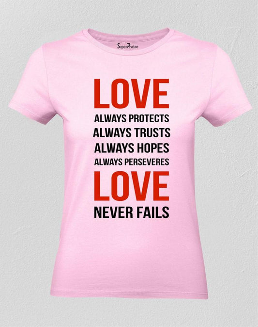 Love Always Protects Women T Shirt