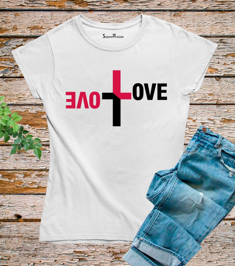 Love Cross Christian T Shirt