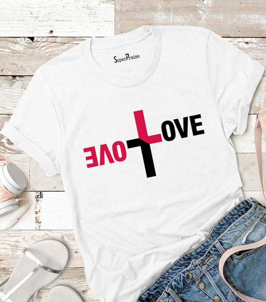 Love Cross Christian T Shirt