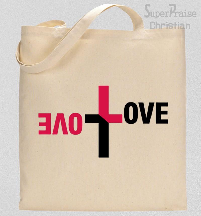 Love Cross Tote Bag
