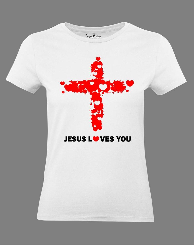 Love Revealed By Jesus Christ Women T Shirt