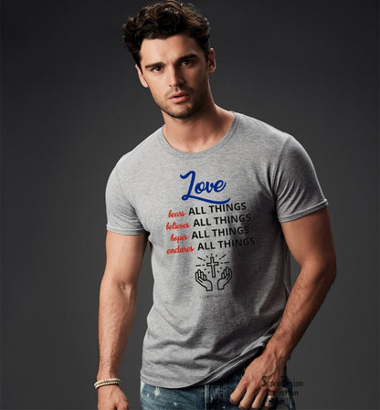 All Things Believes Jesus Love Christian T Shirt-Super Praise Christian