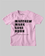 Matthew Mark Luke John Kids T-Shirt