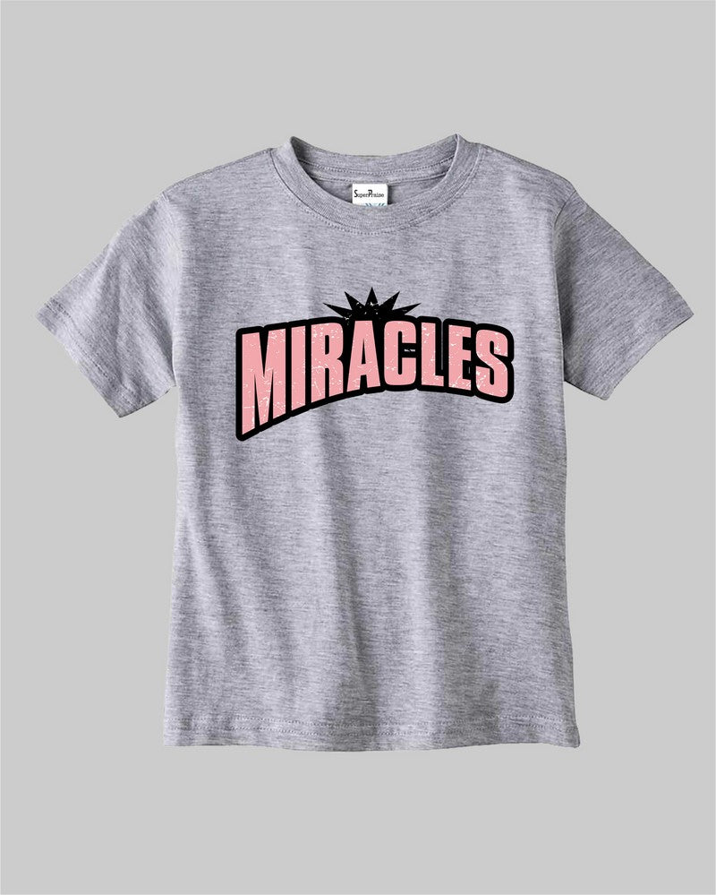 Miracles Beautiful Blessings Jesus Christian Kids t Shirt