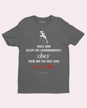 Obey My Commandments T Shirt